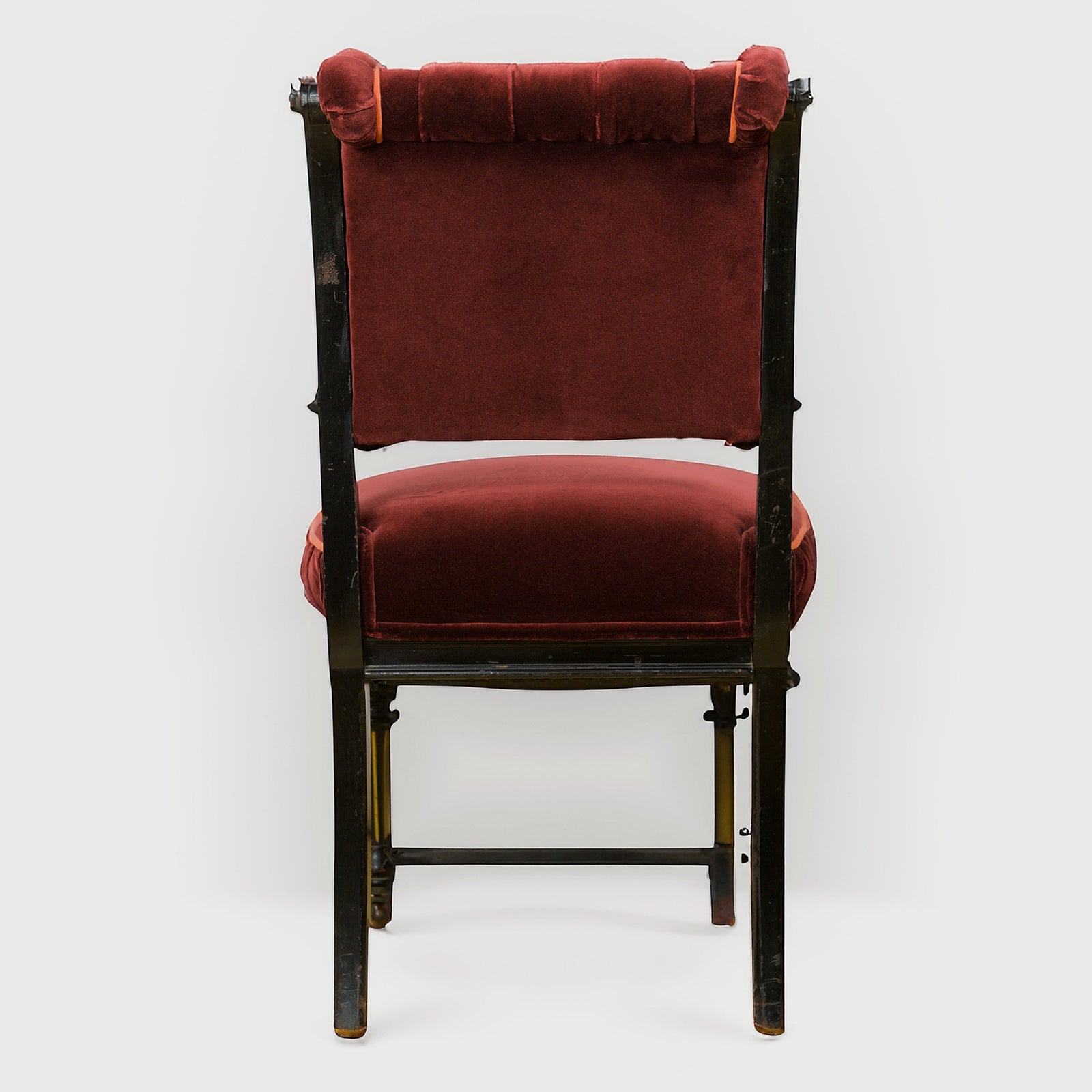 Alternate view of Antique Salon Chair in Cowtan & Tout Velvet Upholstery | Provenance & Patina