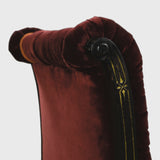 Lifestyle view of Antique Salon Chair in Cowtan & Tout Velvet Upholstery | Provenance & Patina