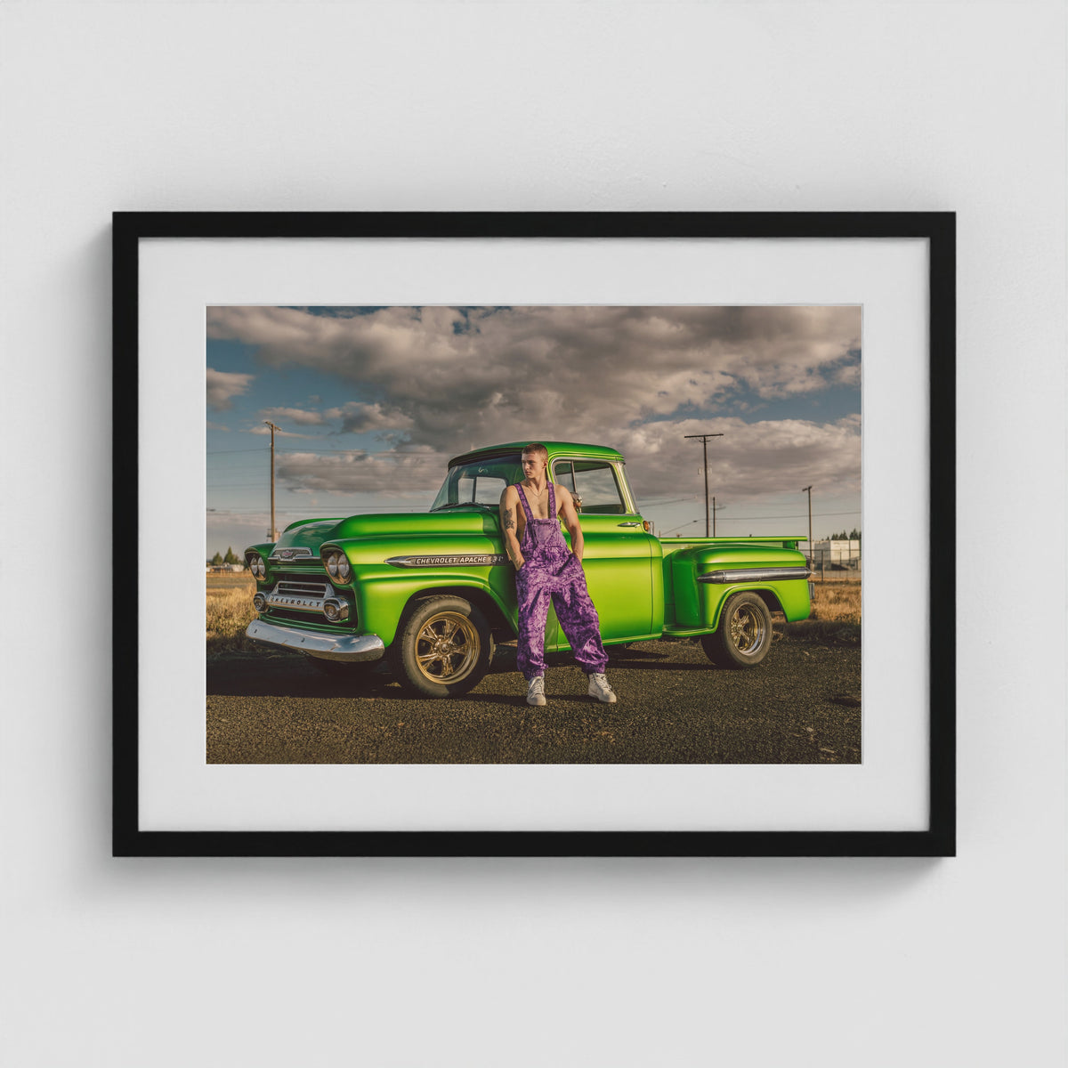 Apache Sky 24x18 Black Landscape Box Frame