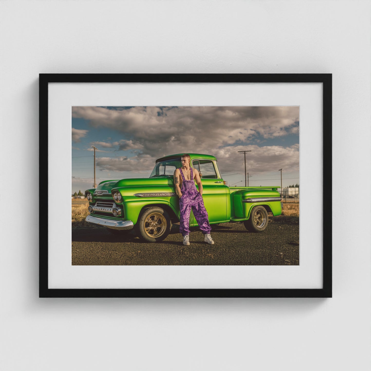 Apache Sky 24x18 Black Landscape Box Frame
