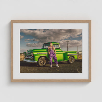 Apache Sky 24x18 Natural Landscape Box Frame