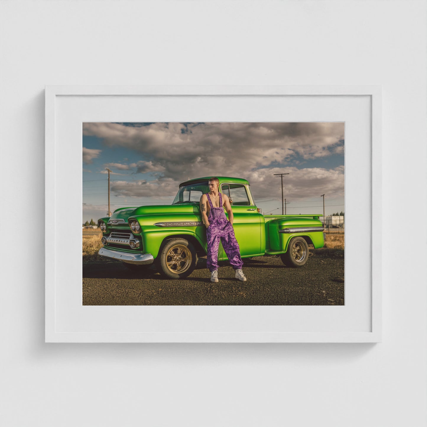 Apache Sky 24x18 White Landscape Box Frame