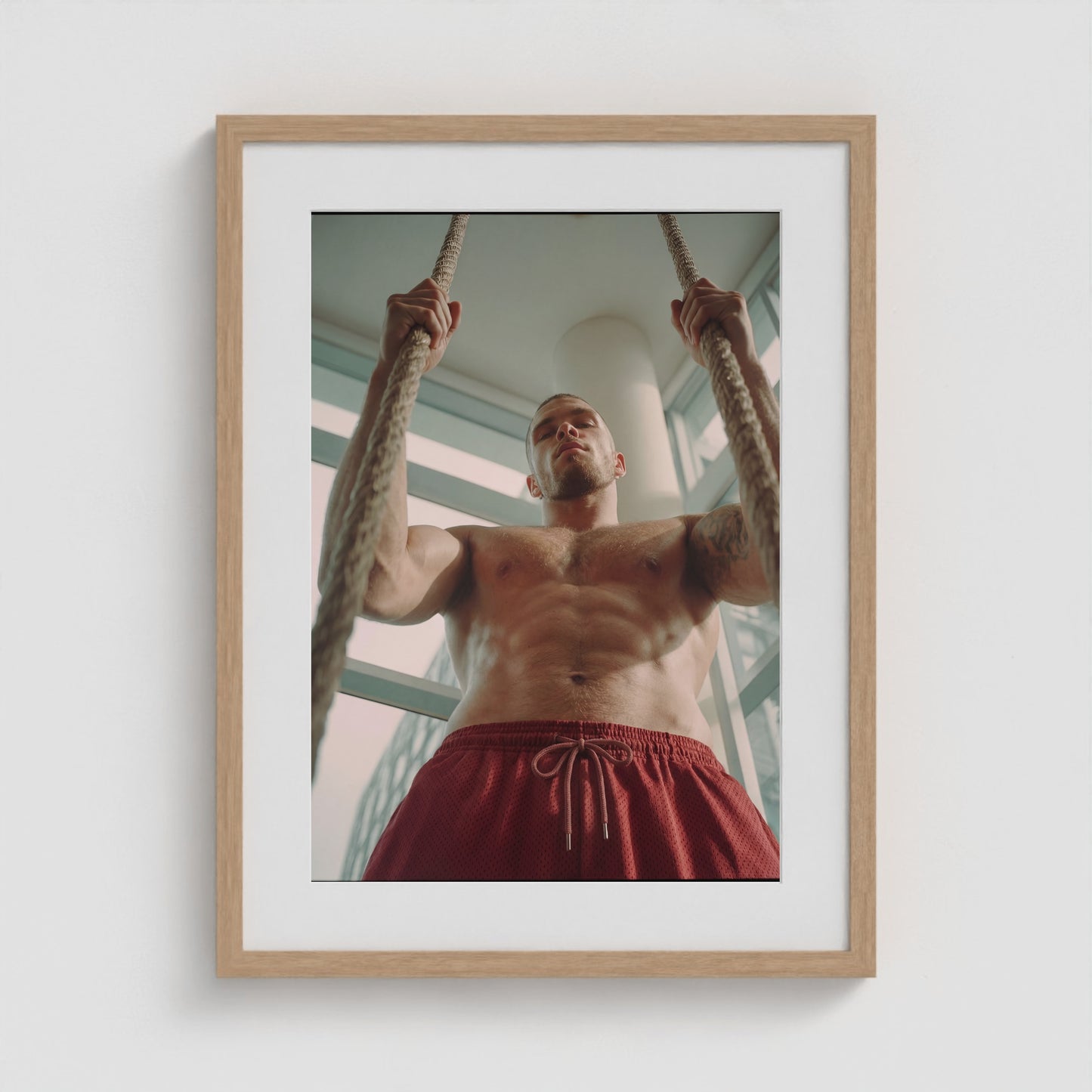 Ascending 18x24 Natural Portrait Box Frame