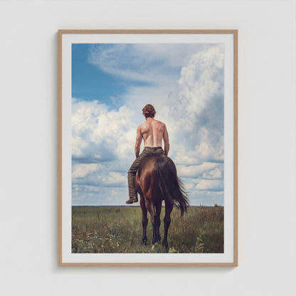 Backroads Prince 36x48 Natural Portrait Box Frame