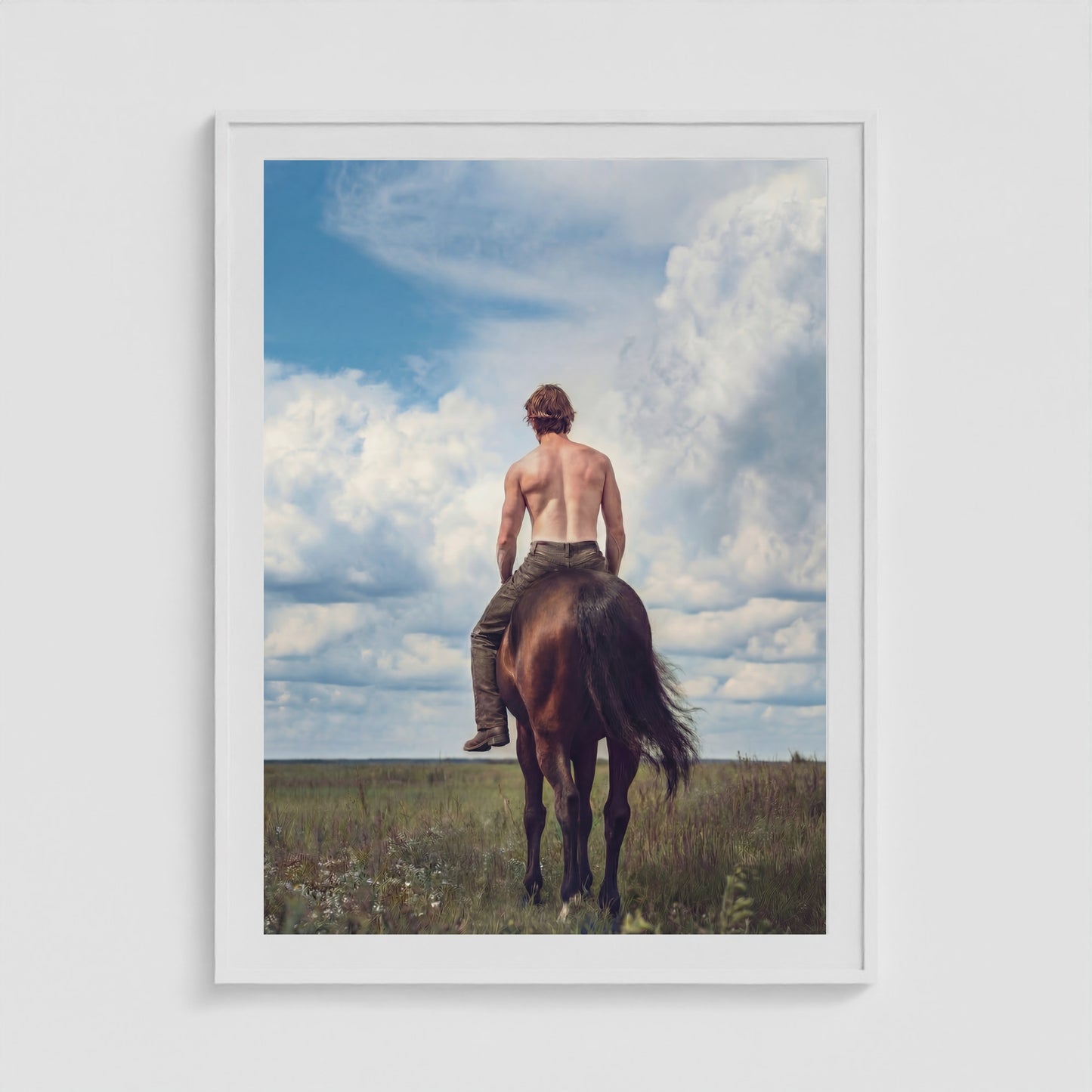 Backroads Prince 36x48 White Portrait Box Frame