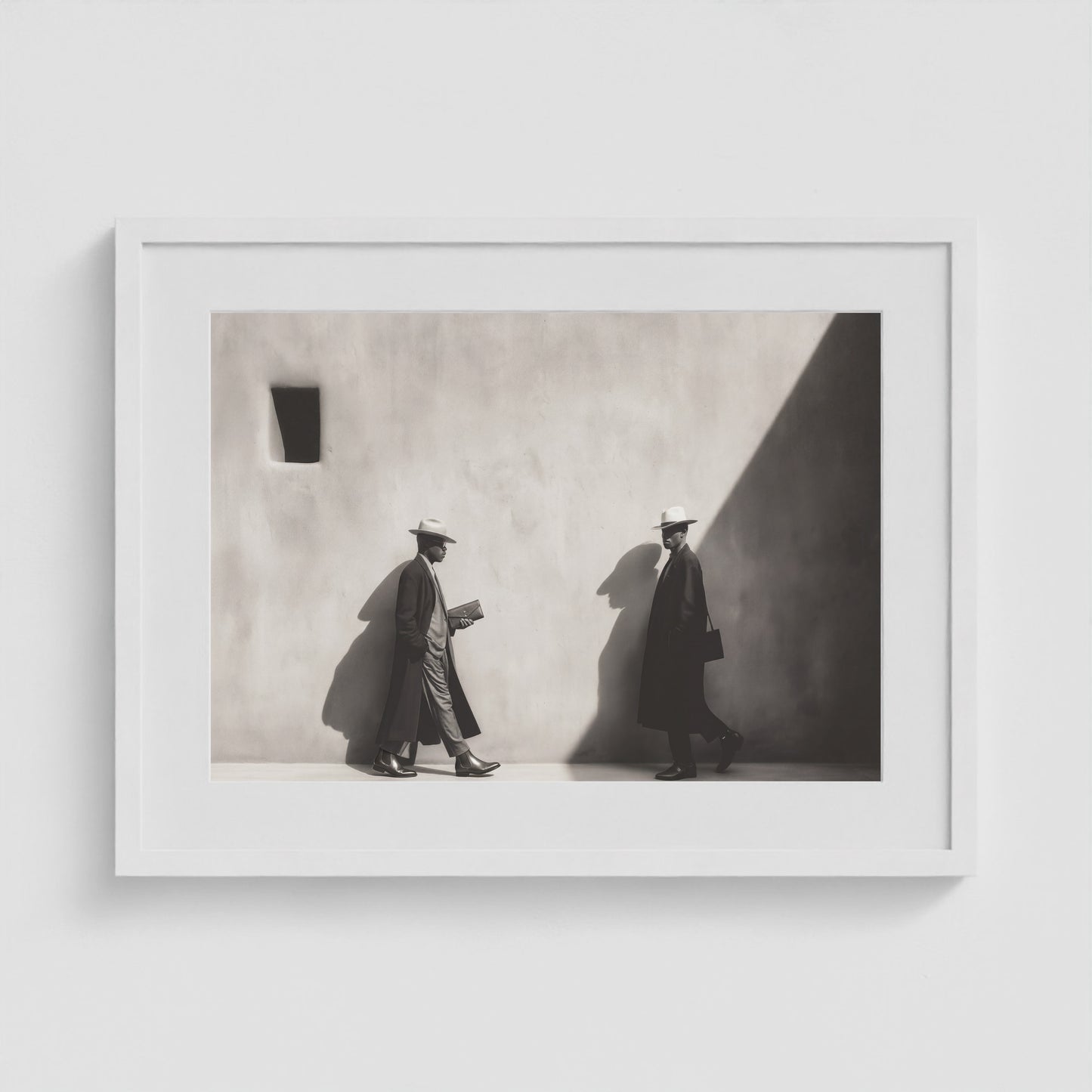 Backstreets 24x18 White Landscape Box Frame
