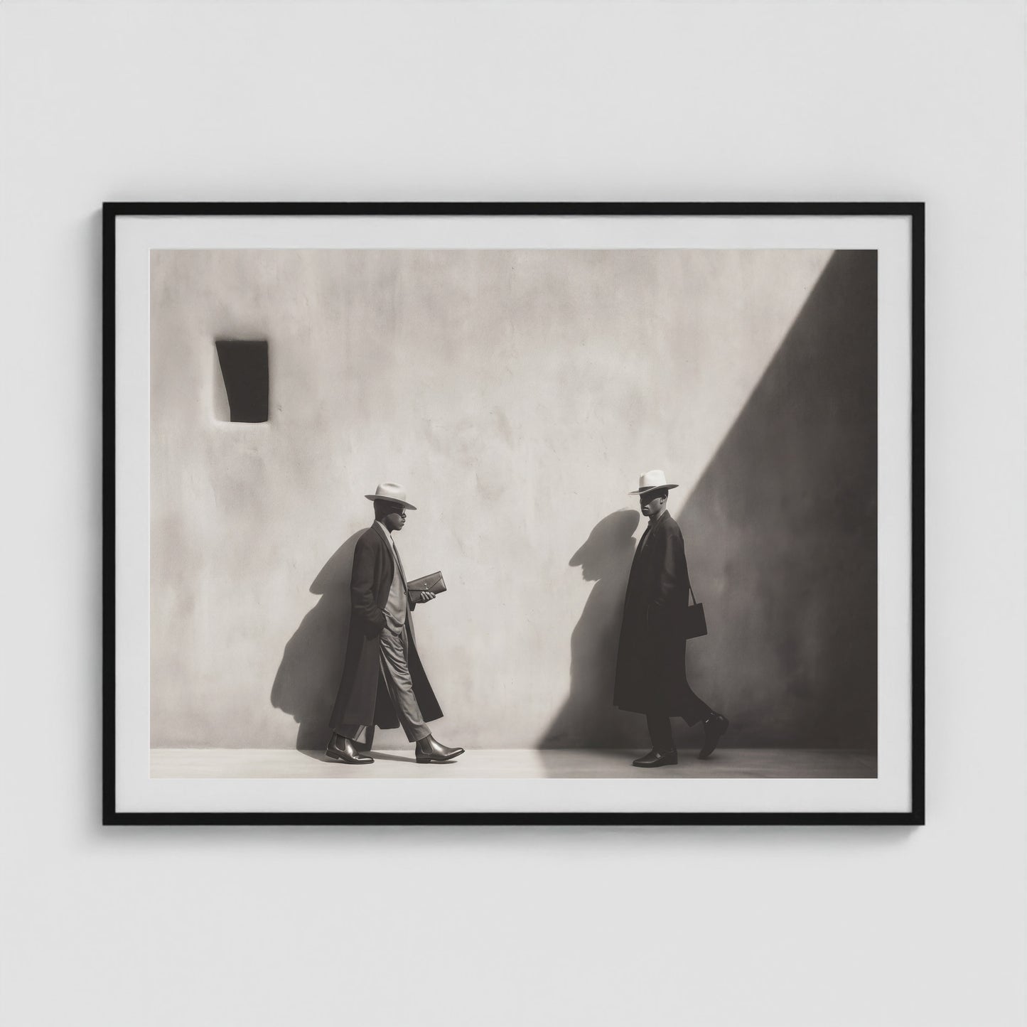 Backstreets 48x36 Black Landscape Box Frame
