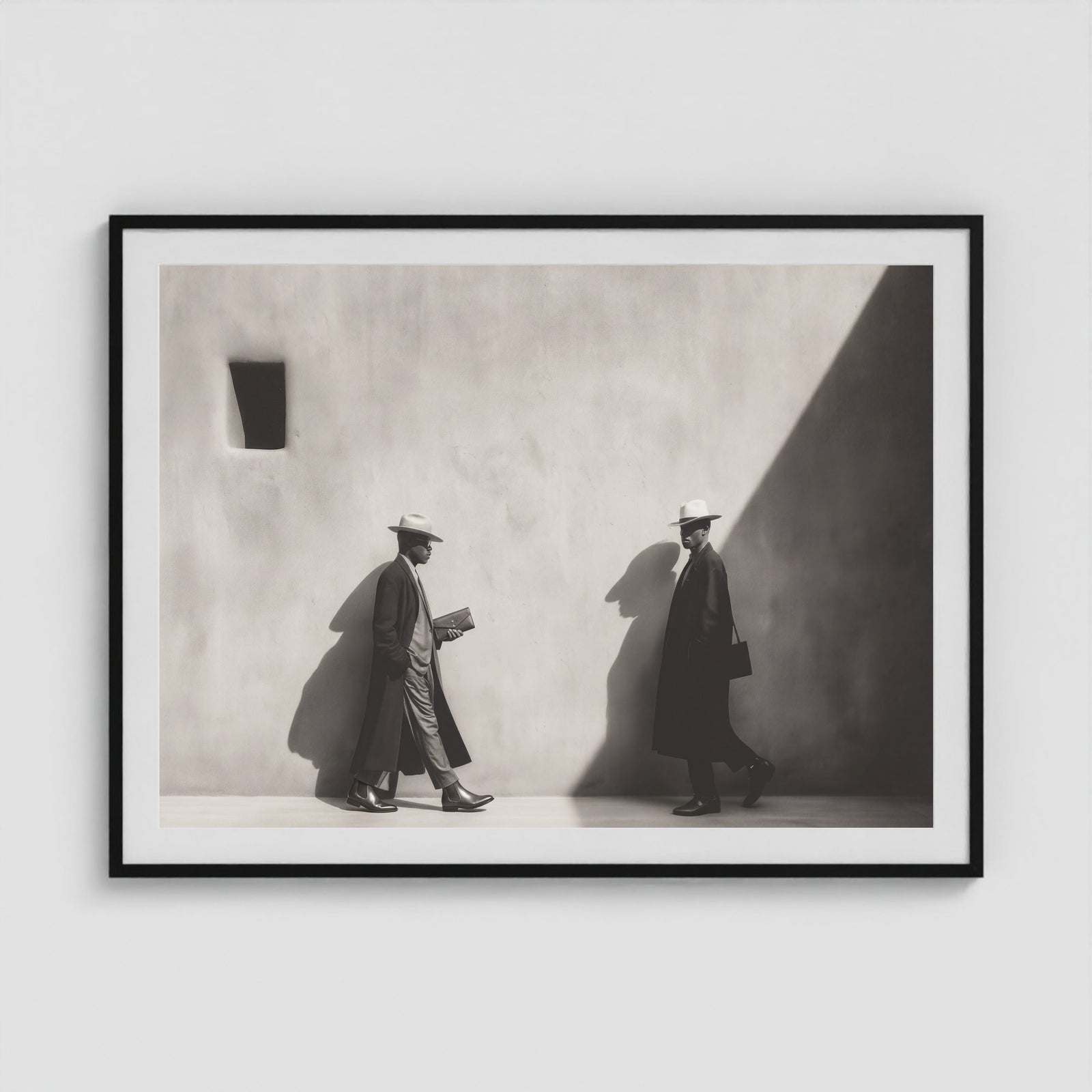 Backstreets 48x36 Black Landscape Box Frame