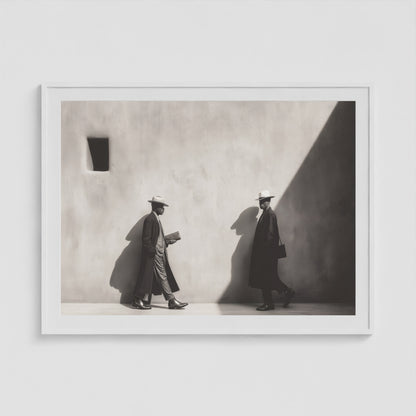 Backstreets 48x36 White Landscape Box Frame