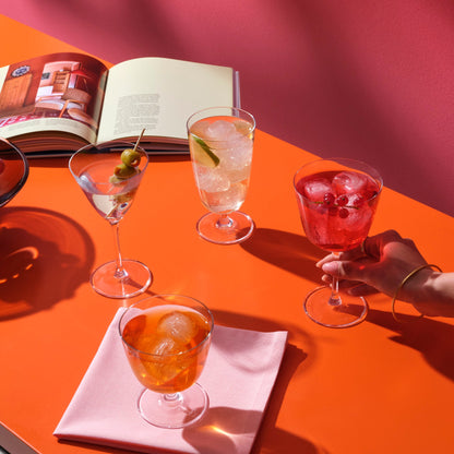 Alternate view of Bar/Giani Set of 4 Cocktail Glass Long | Provenance & Patina