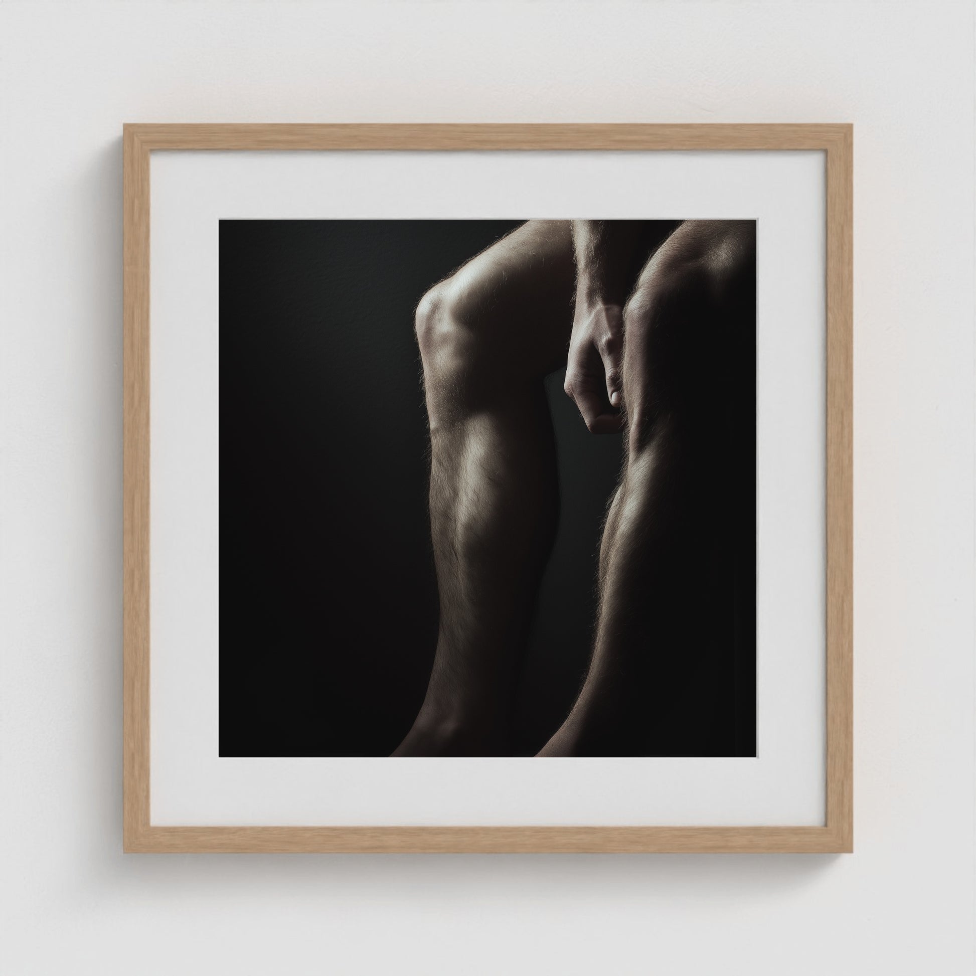 Beefy 20x20 Natural Square Box Frame