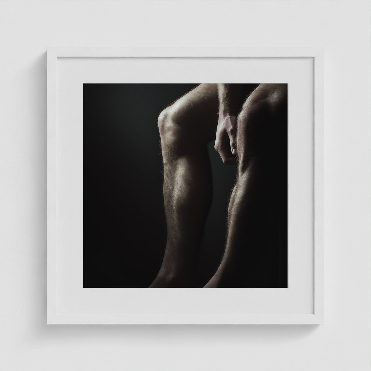 Beefy 20x20 White Square Box Frame
