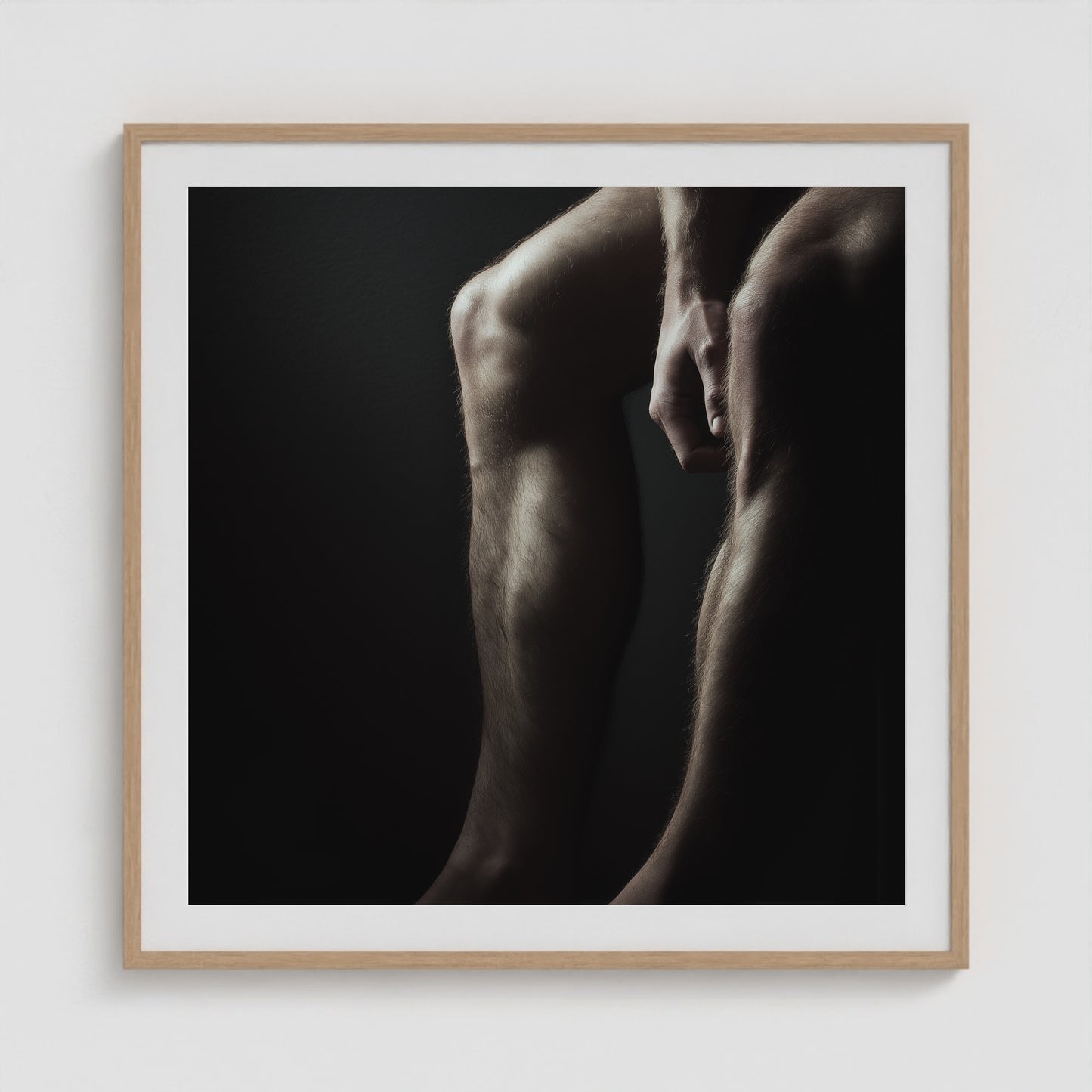 Beefy 36x36 Natural Square Box Frame