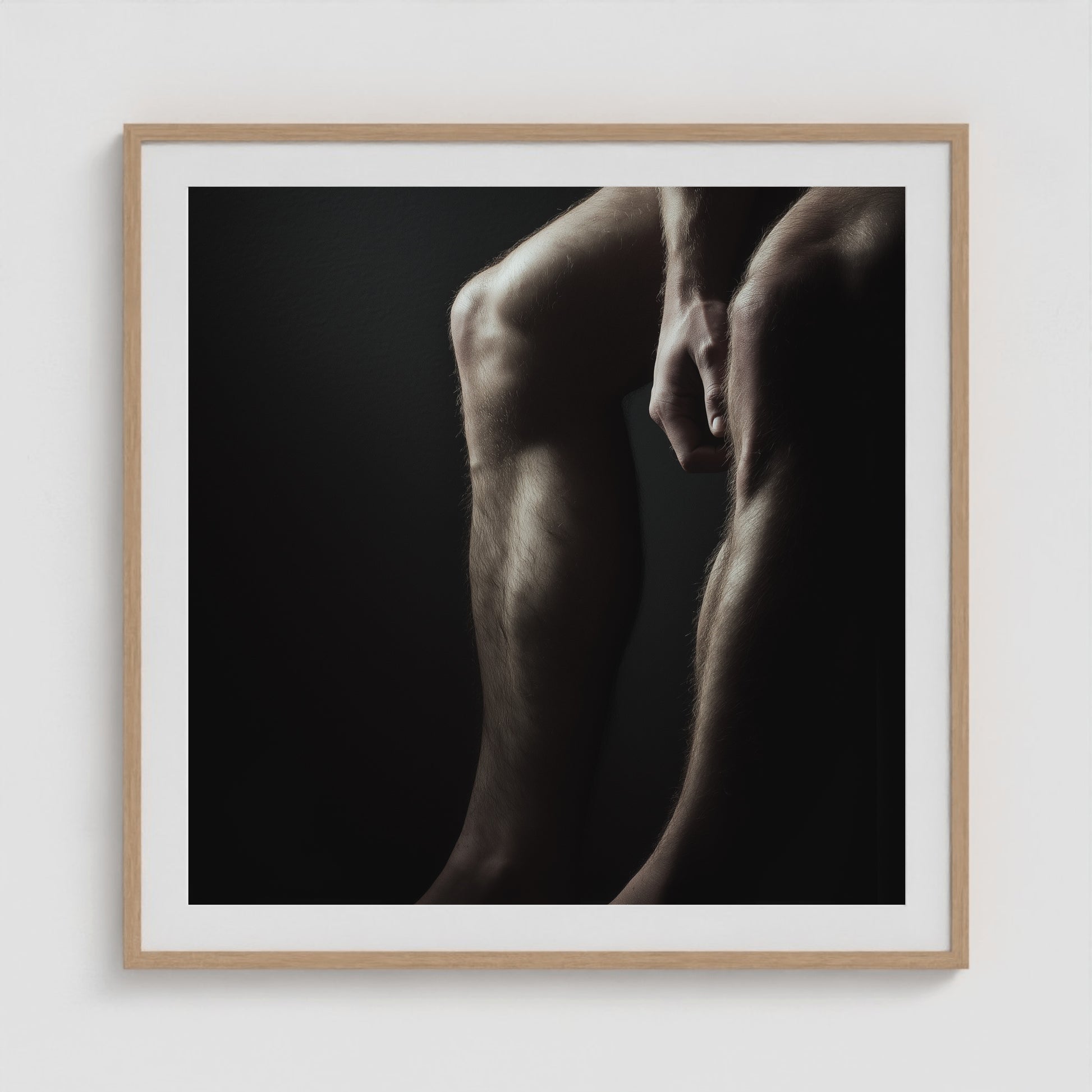 Beefy 36x36 Natural Square Box Frame