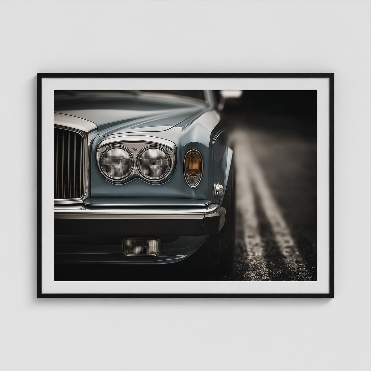 Bentley 48x36 Black Landscape Box Frame