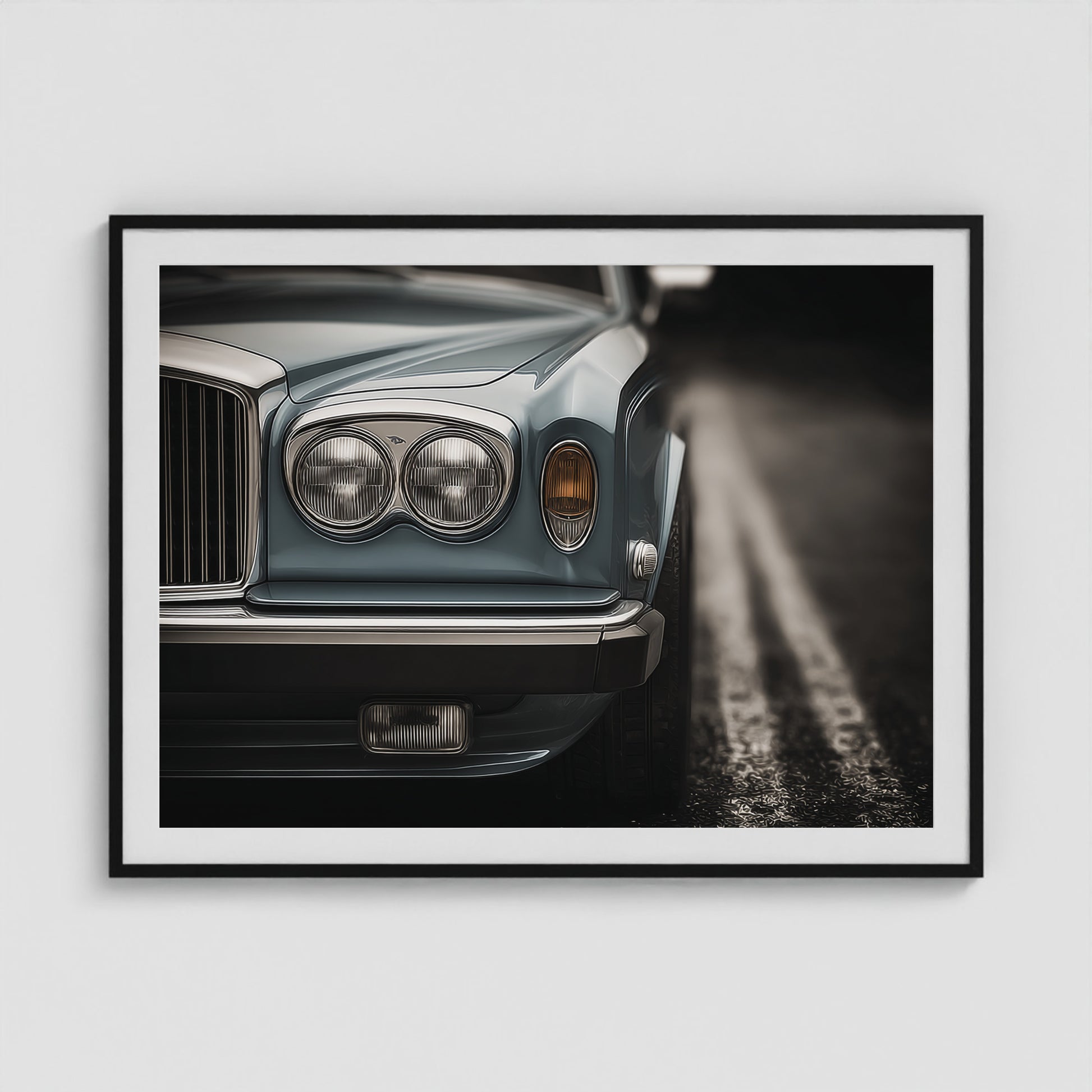 Bentley 48x36 Black Landscape Box Frame