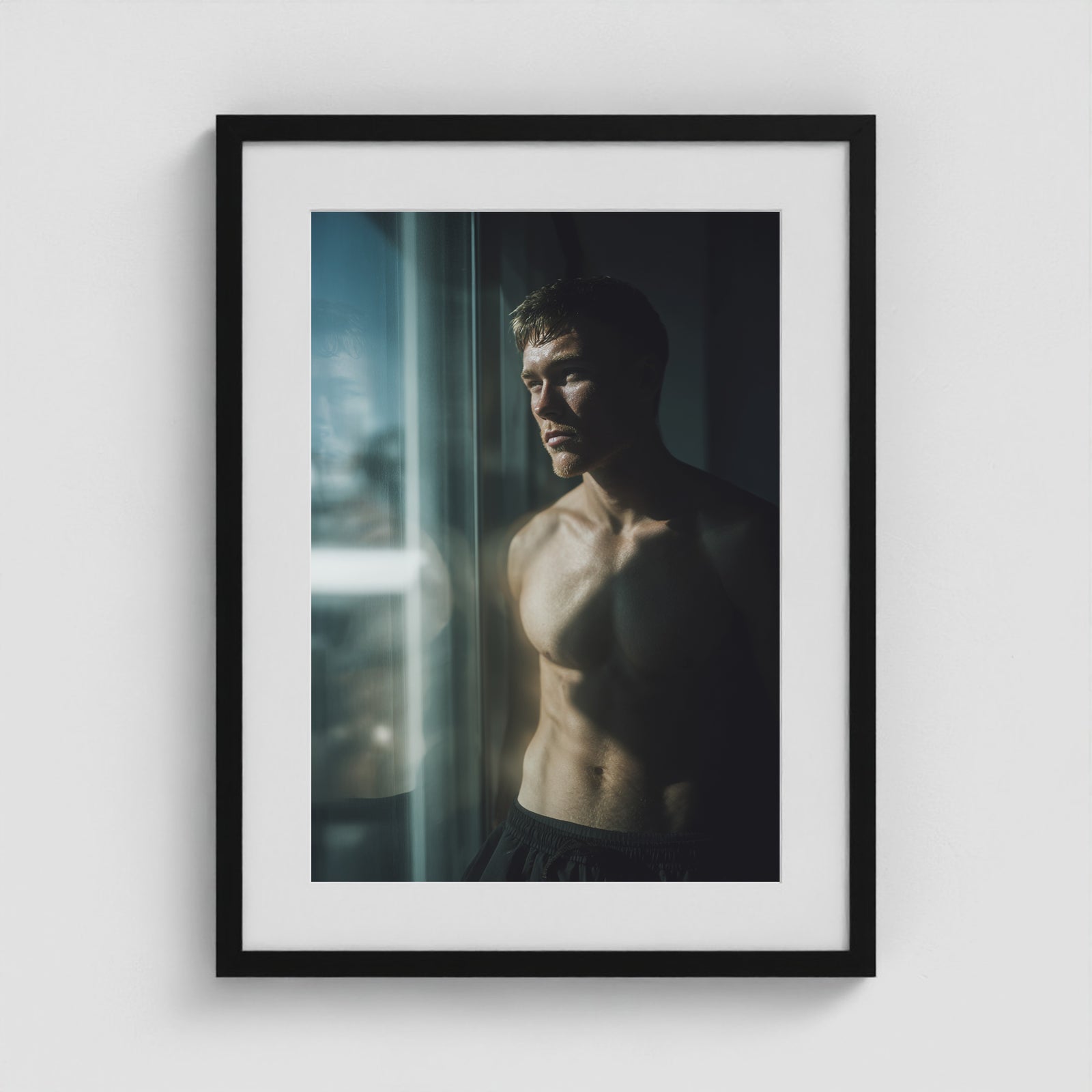 Between Light + Skin 18x24 Black Portrait Box Frame