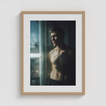 Between Light + Skin 18x24 Natural Portrait Box Frame