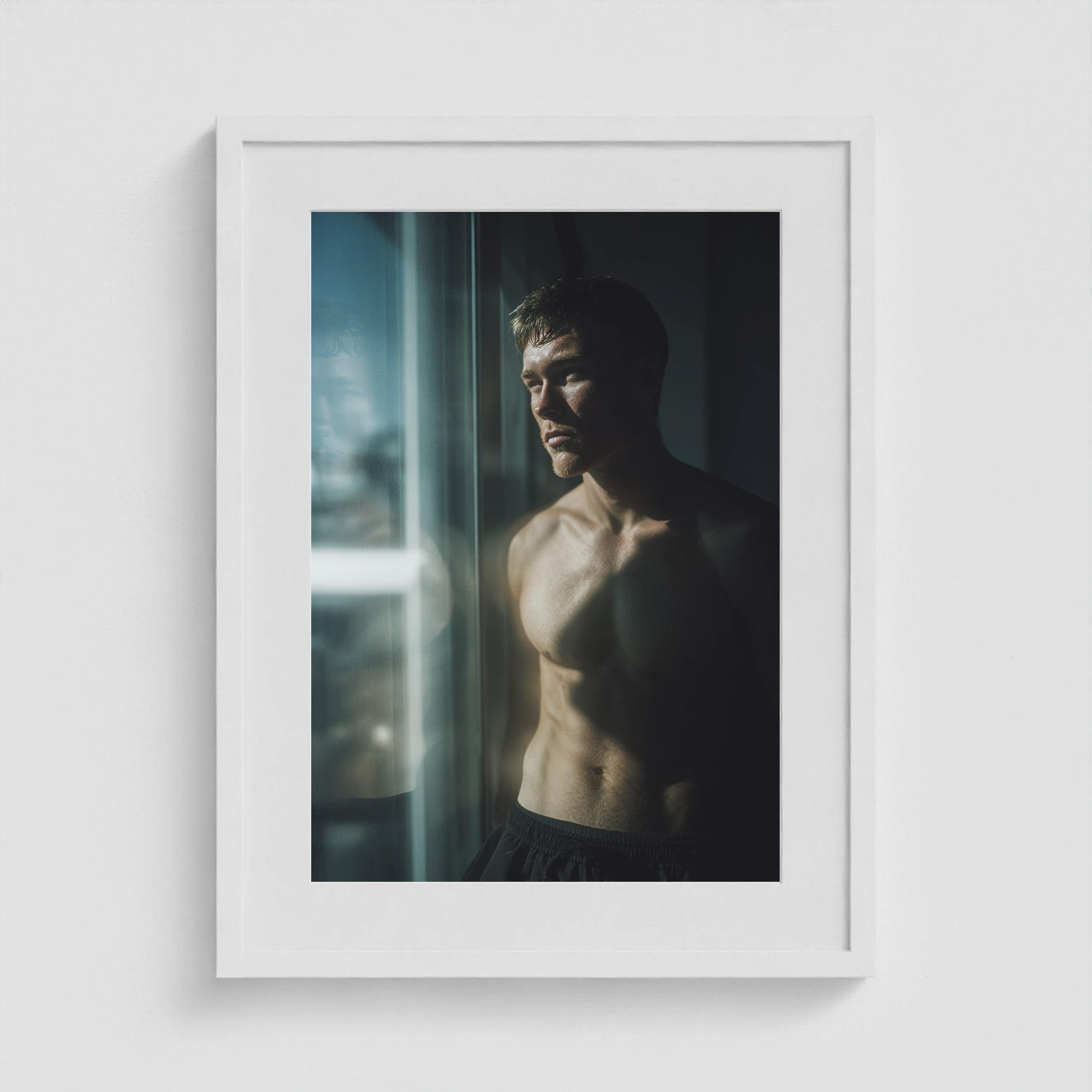 Between Light + Skin 18x24 White Portrait Box Frame