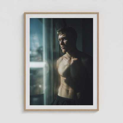 Between Light + Skin 36x48 Natural Portrait Box Frame