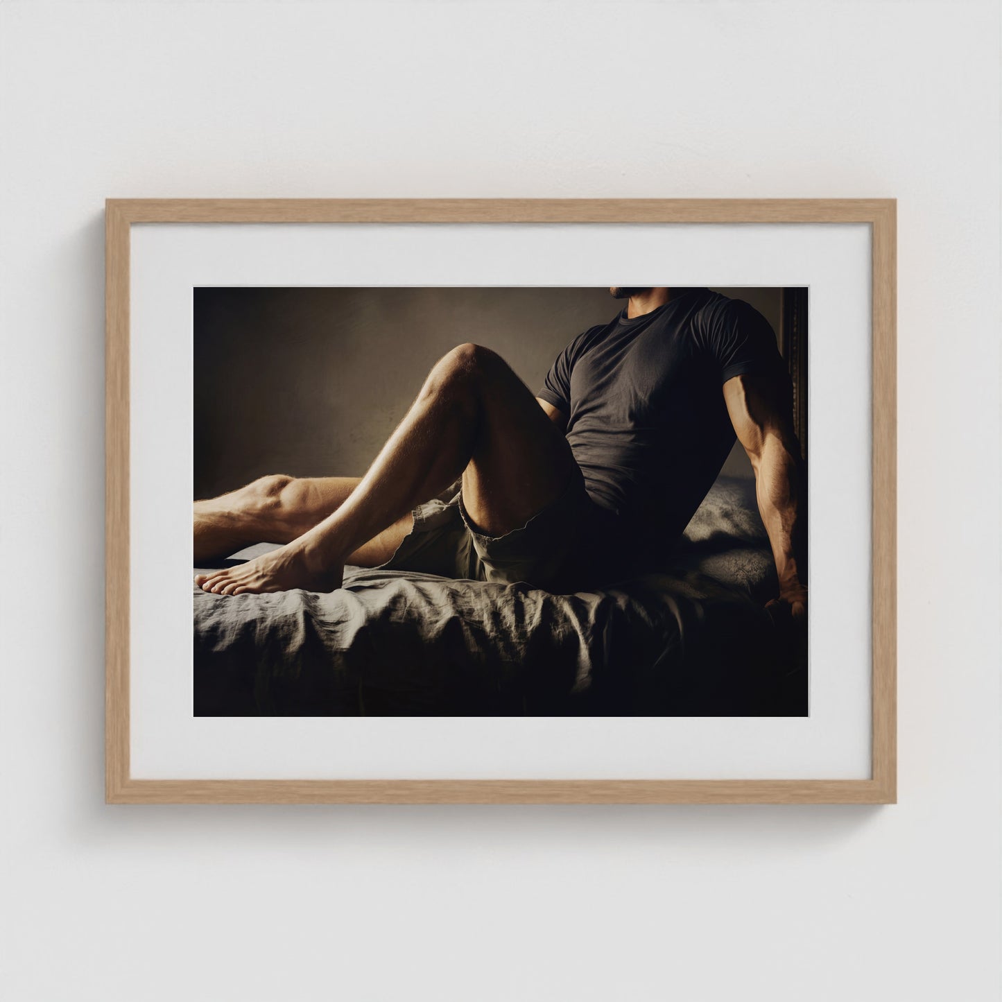 Between Moments - No. 5 24x18 Natural Landscape Box Frame