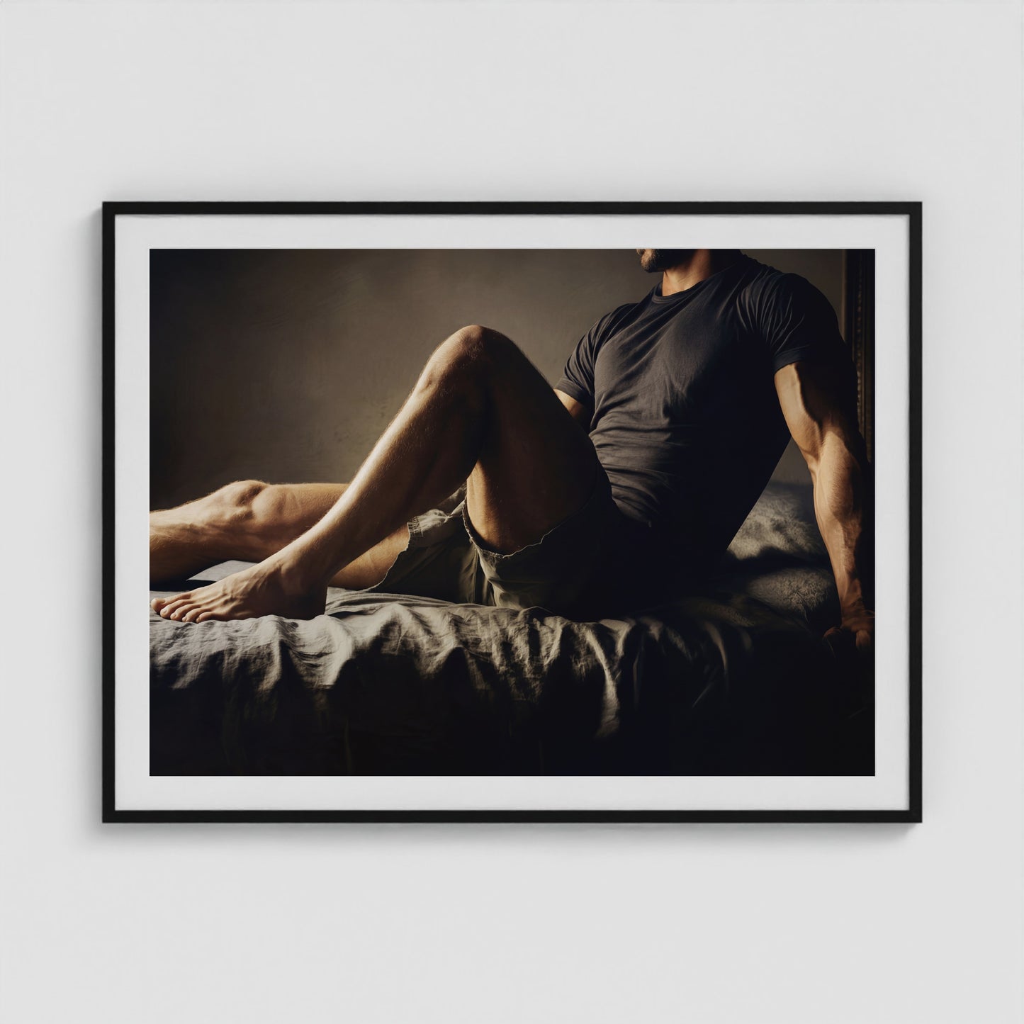 Between Moments - No. 5 48x36 Black Landscape Box Frame