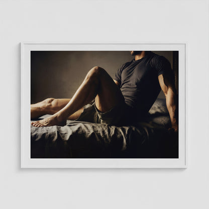 Between Moments - No. 5 48x36 White Landscape Box Frame