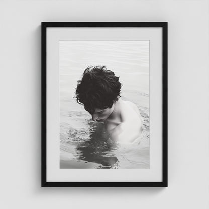Body of Water - No. 2 18x24 Black Portrait Box Frame