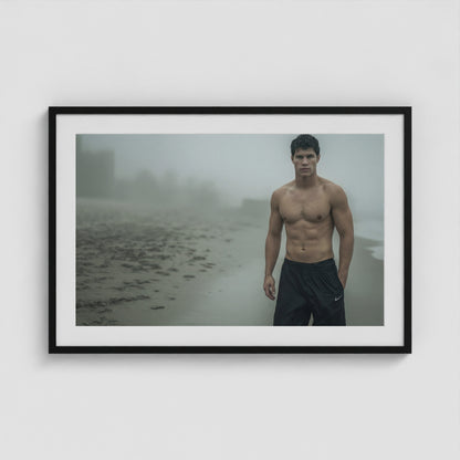 Body of Water - No. 3 36x24 Black Landscape Box Frame