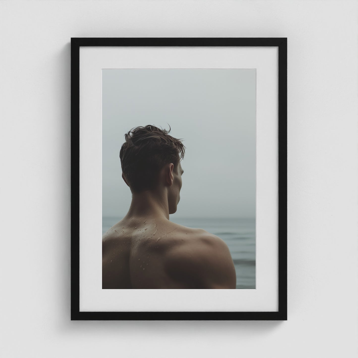 Body of Water - No 5 18x24 Black Portrait Box Frame