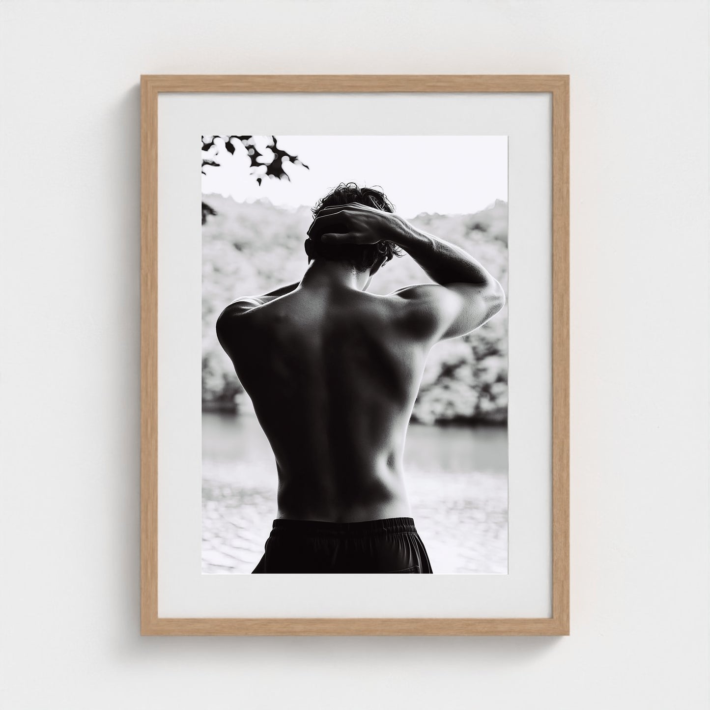 Body of Water No.1 18x24 Natural Portrait Mockup