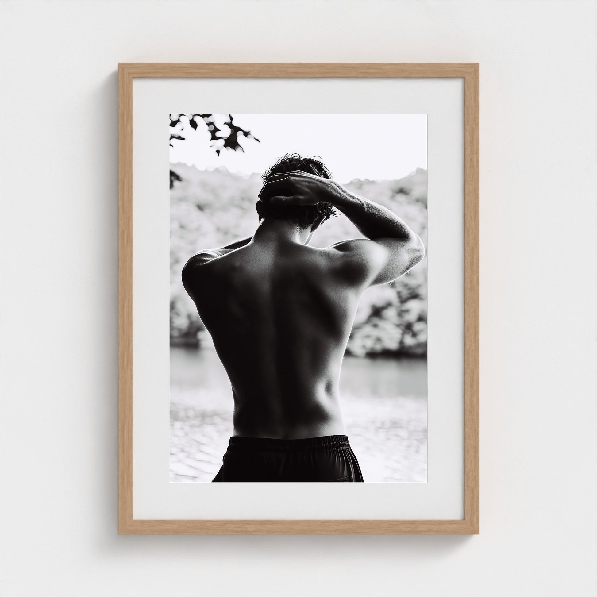 Body of Water No.1 18x24 Natural Portrait Mockup
