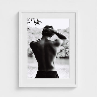 Body of Water No.1 18x24 White Portrait Mockup