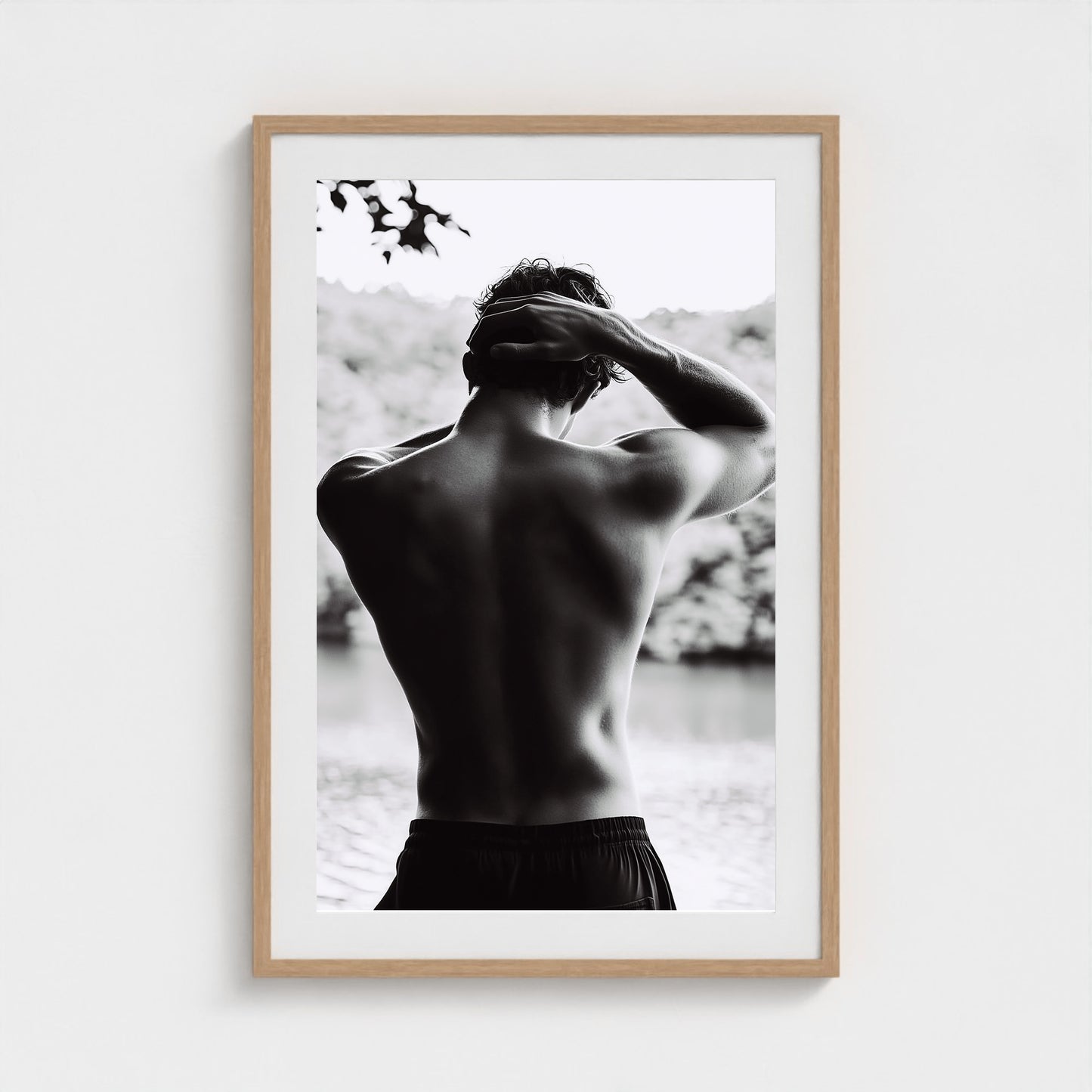 Body of Water No.1 24x36 Natural Portrait Mockup