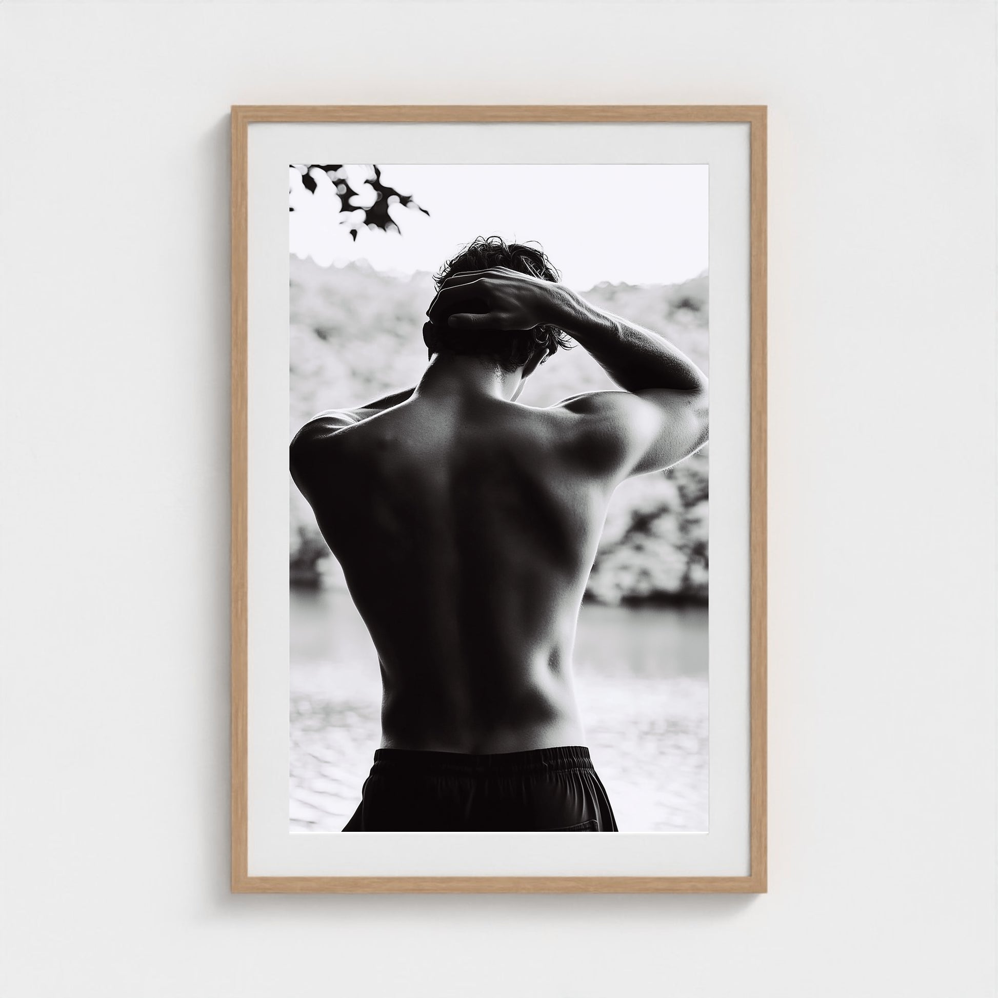 Body of Water No.1 24x36 Natural Portrait Mockup