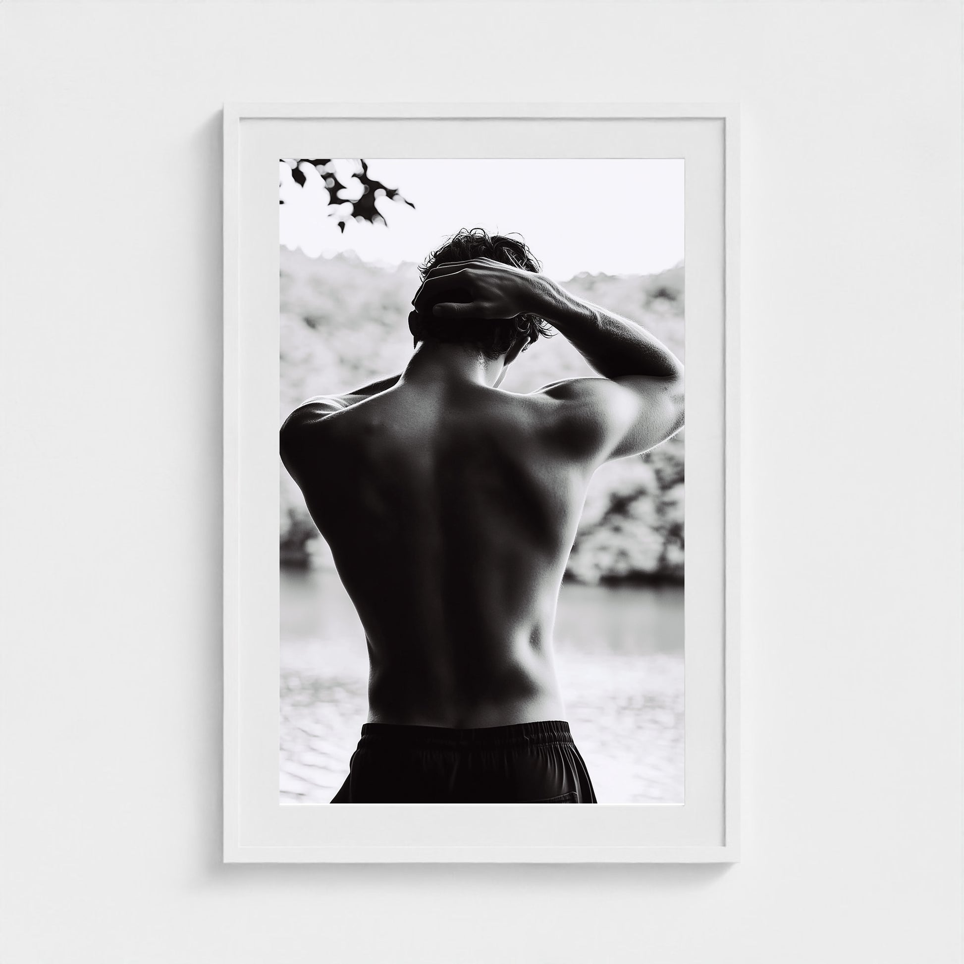 Body of Water No.1 24x36 White Portrait Mockup