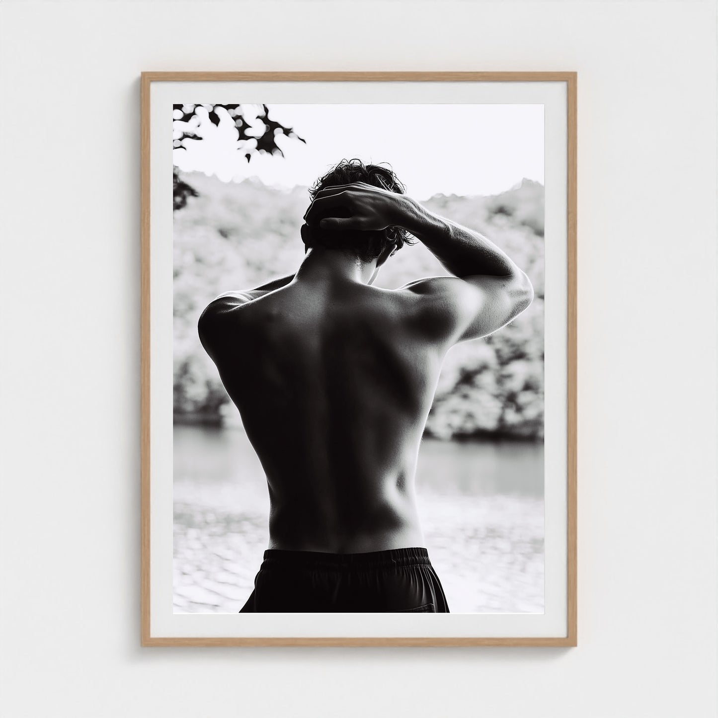 Body of Water No.1 36x48 Natural Portrait Mockup