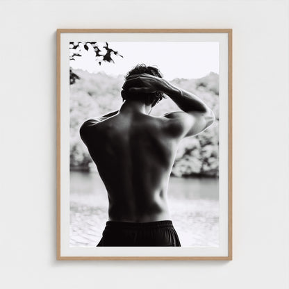 Body of Water No.1 36x48 Natural Portrait Mockup