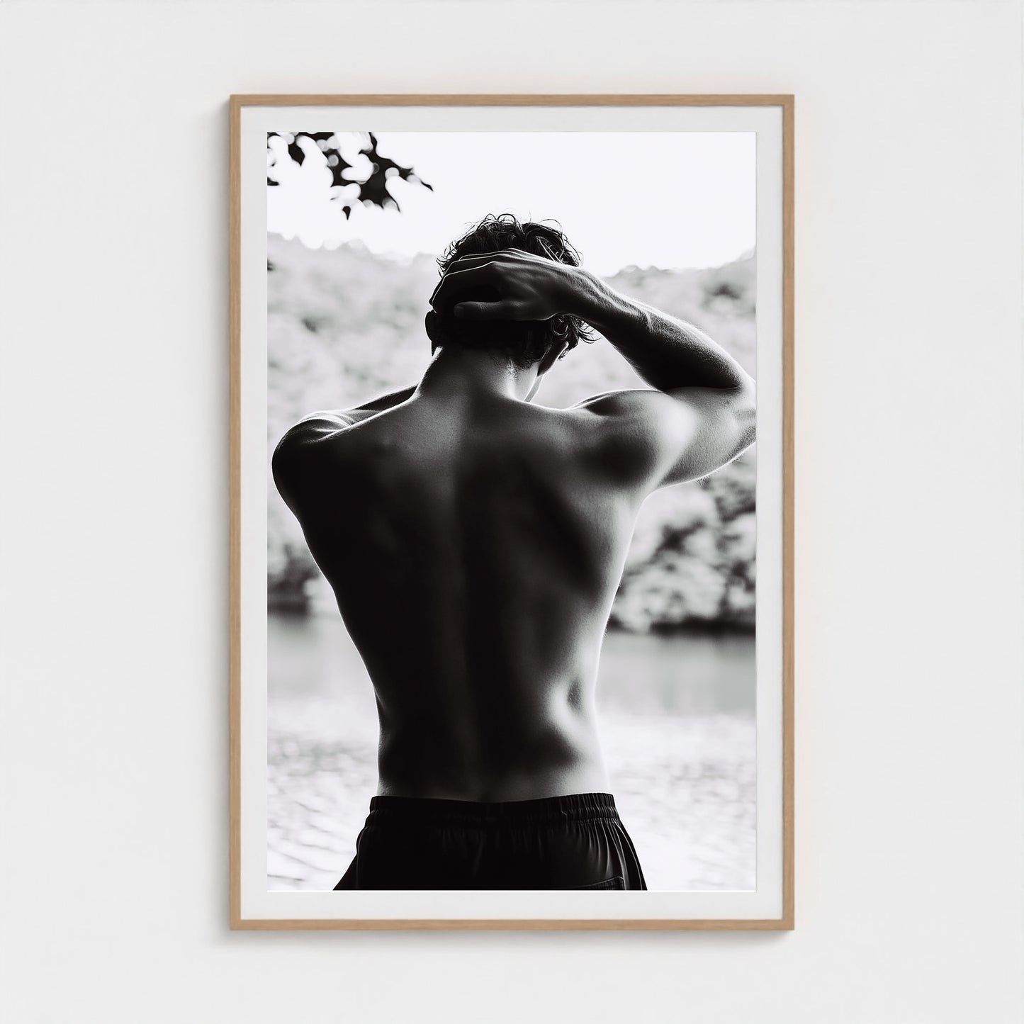 Body of Water No.1 40x60 Natural Portrait Mockup