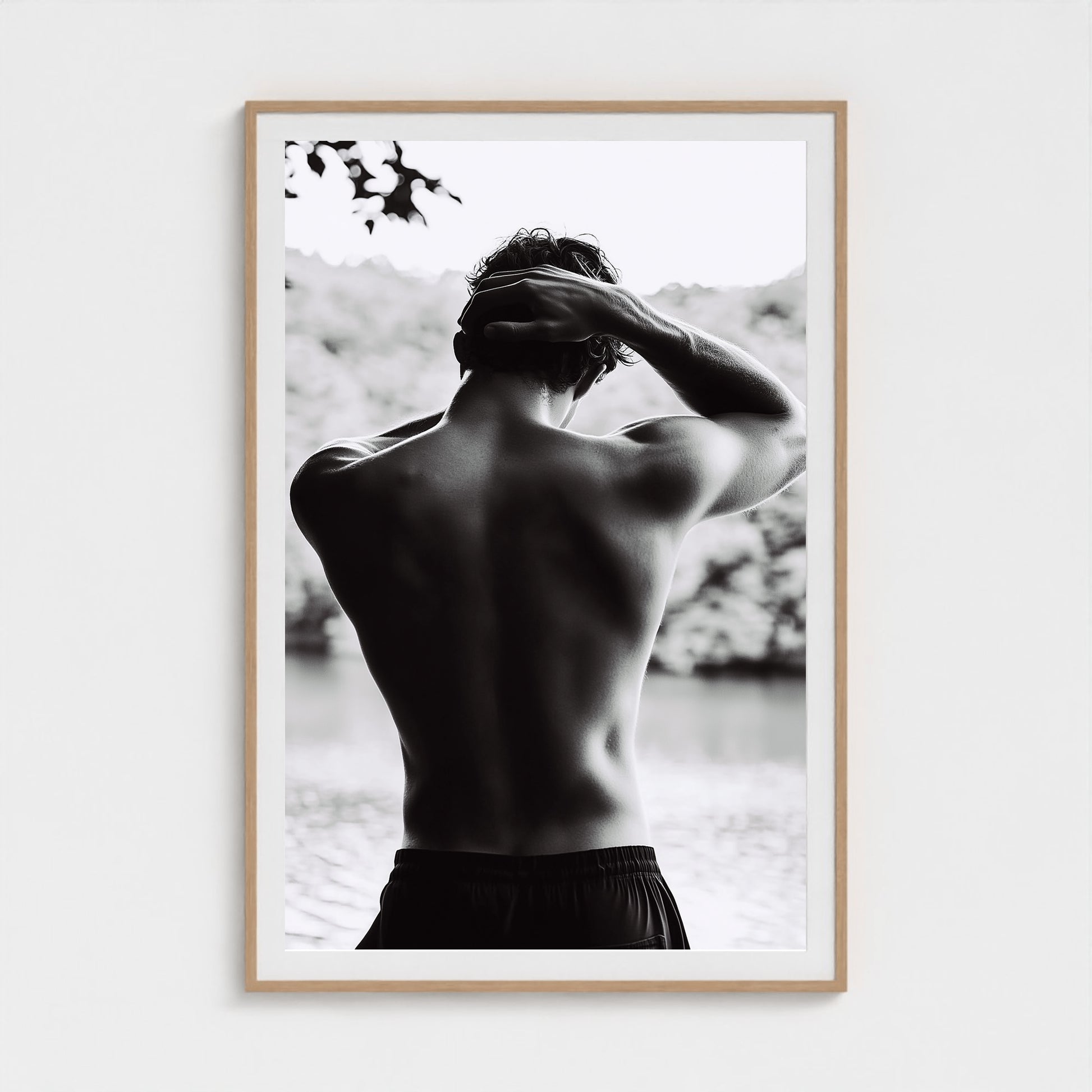 Body of Water No.1 40x60 Natural Portrait Mockup