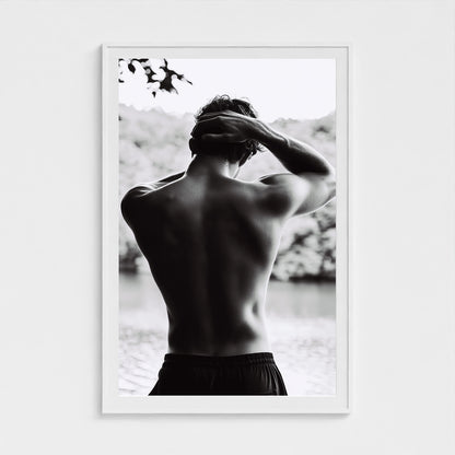 Body of Water No.1 40x60 White Portrait Mockup