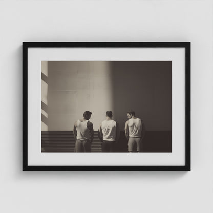 Boys Being Boys 24x18 Black Landscape Box Frame