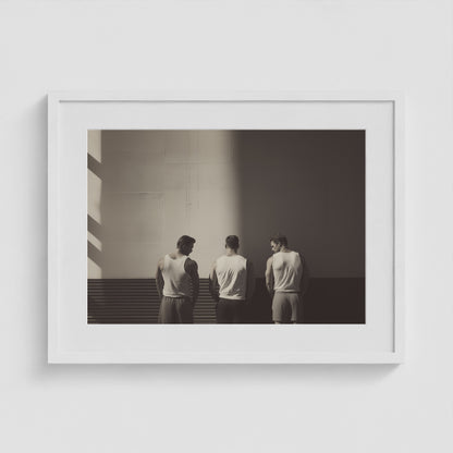 Boys Being Boys 24x18 White Landscape Box Frame