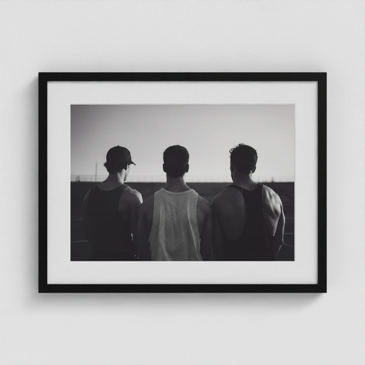 Bro Code 24x18 Black Landscape Box Frame