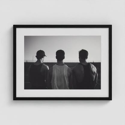 Bro Code 24x18 Black Landscape Box Frame