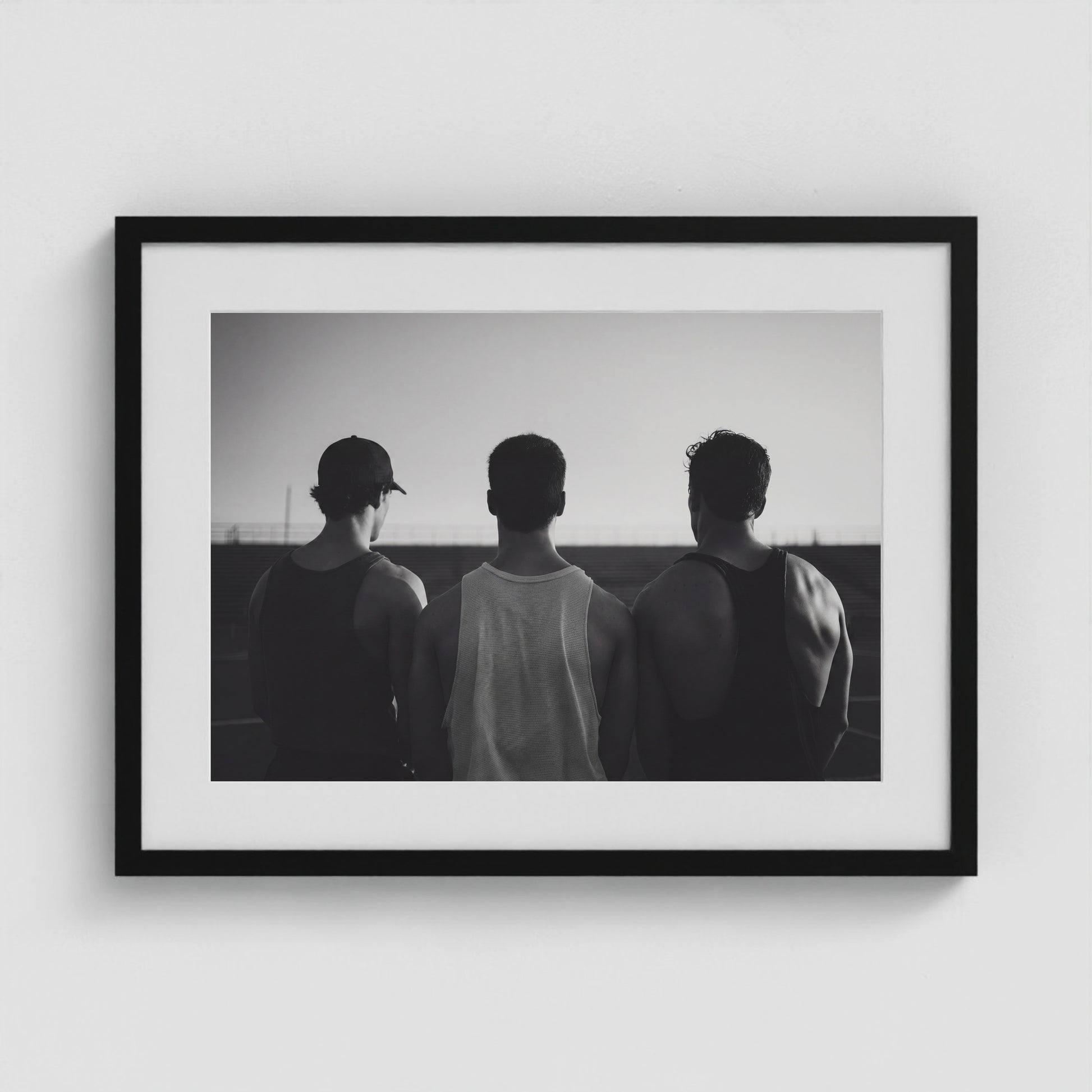 Bro Code 24x18 Black Landscape Box Frame