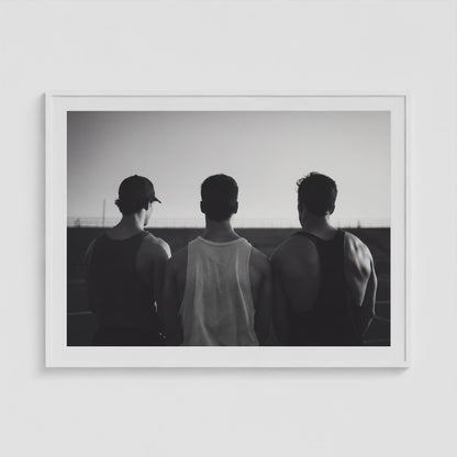 Bro Code 48x36 White Landscape Box Frame