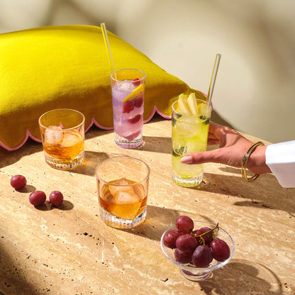 Alternate view of Caldera Set of 4 Whisky Glasses 11 oz - Luxury Whiskey glass | Provenance & Patina