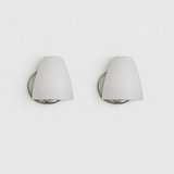 Product shot of Vintage Glass Wall Sconces Pair – Masculine Fine Art - Luxury Lighting | Provenance & Patina