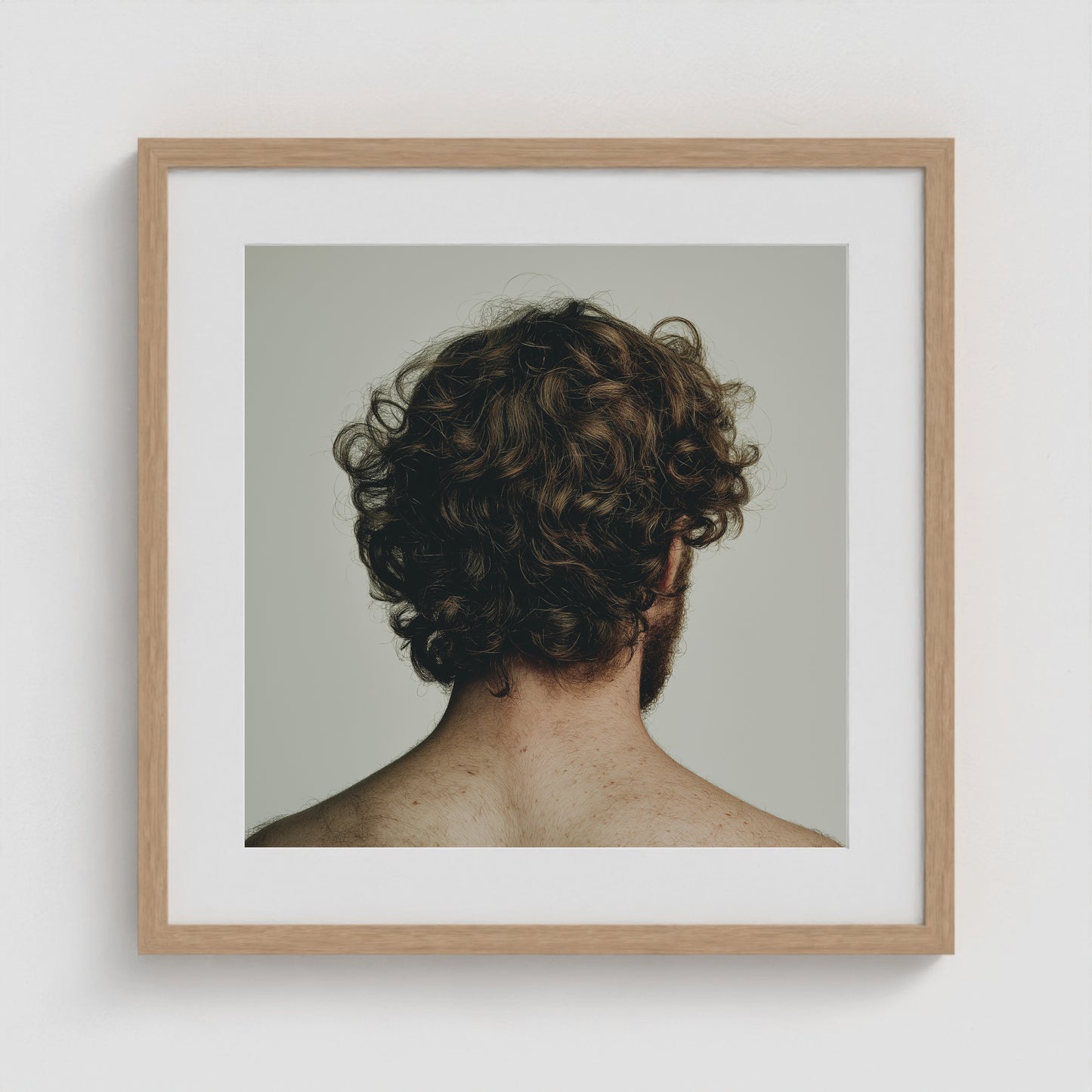 Chestnut Form 20x20 Natural Square Box Frame